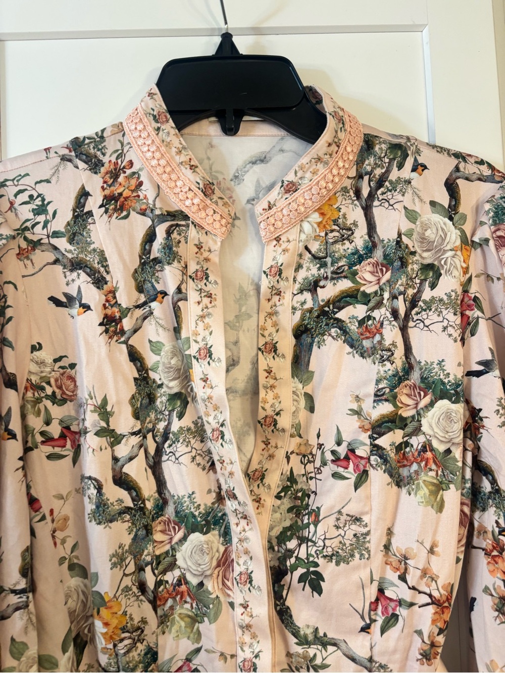 new Alice and Olivia LUCY MINI SHIRT DRESS COLOR Sunset Grove English Rose - Picture 9 of 13